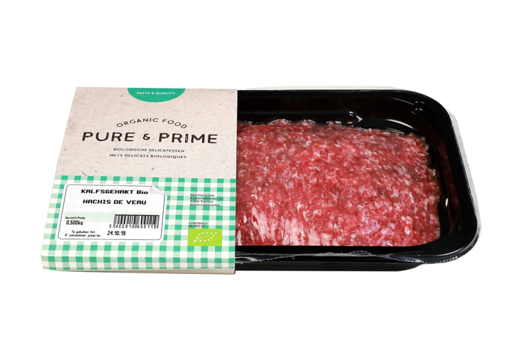 Pure & Prime Kalfsgehakt bio 500g